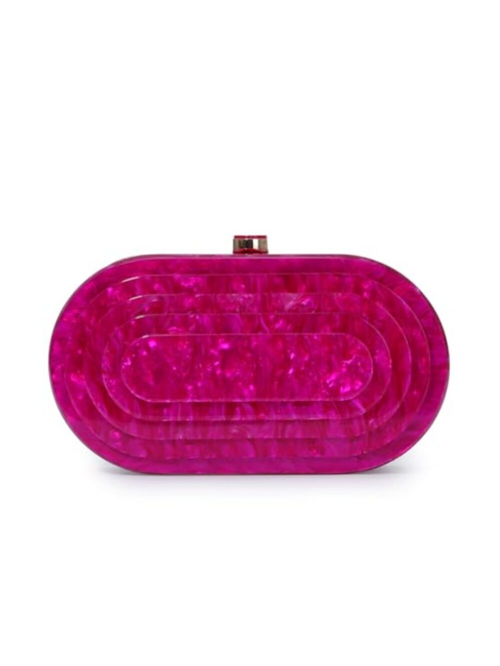 Acrylic Shell Evening Clutch Marble Chain Crossbody Wedding Bag